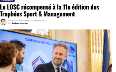 Le petit Lillois : Le LOSC récompensé à la 11e édition des Trophées Sport & Management